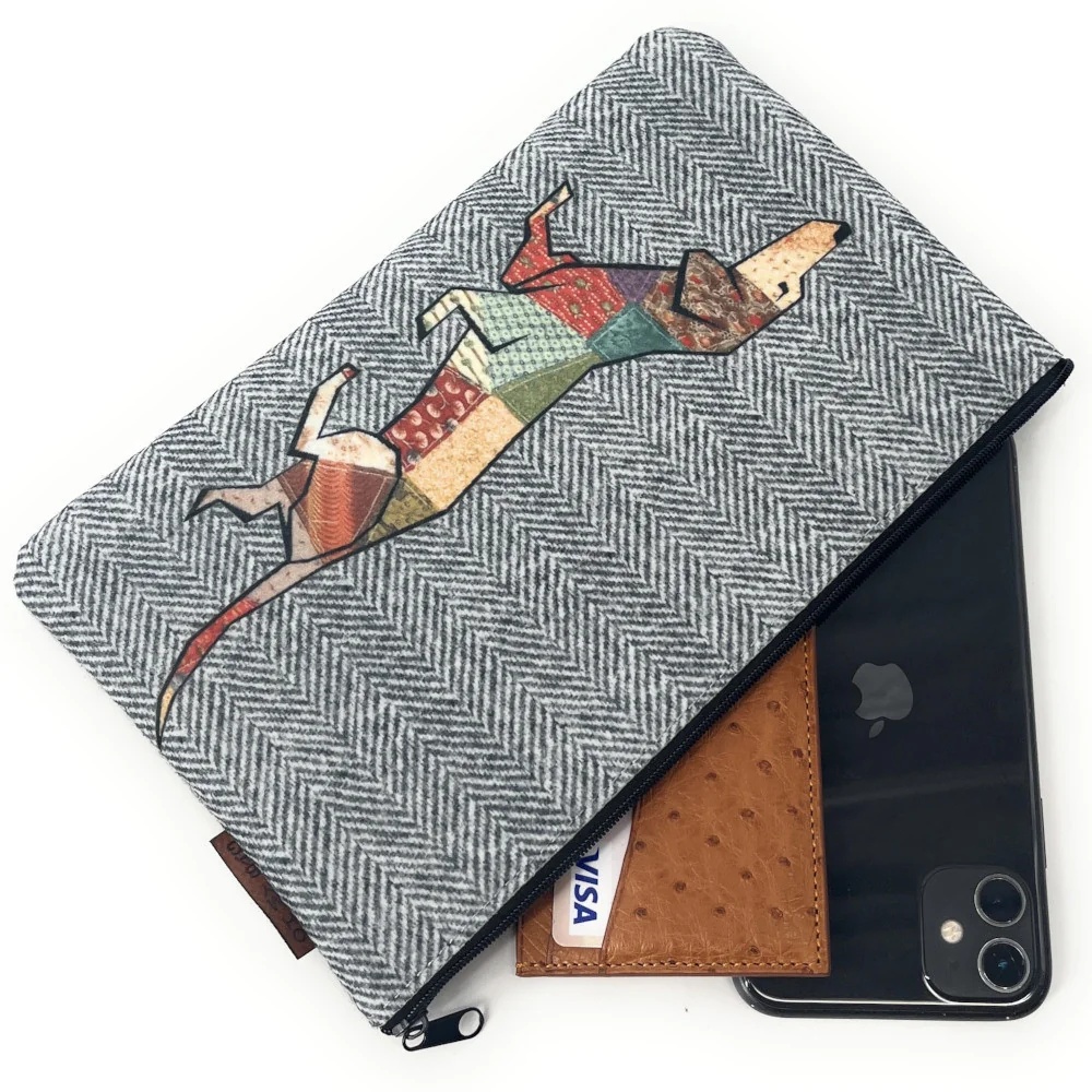 Accessoires sac | Trousse en feutrine écologique imprimé JOKER