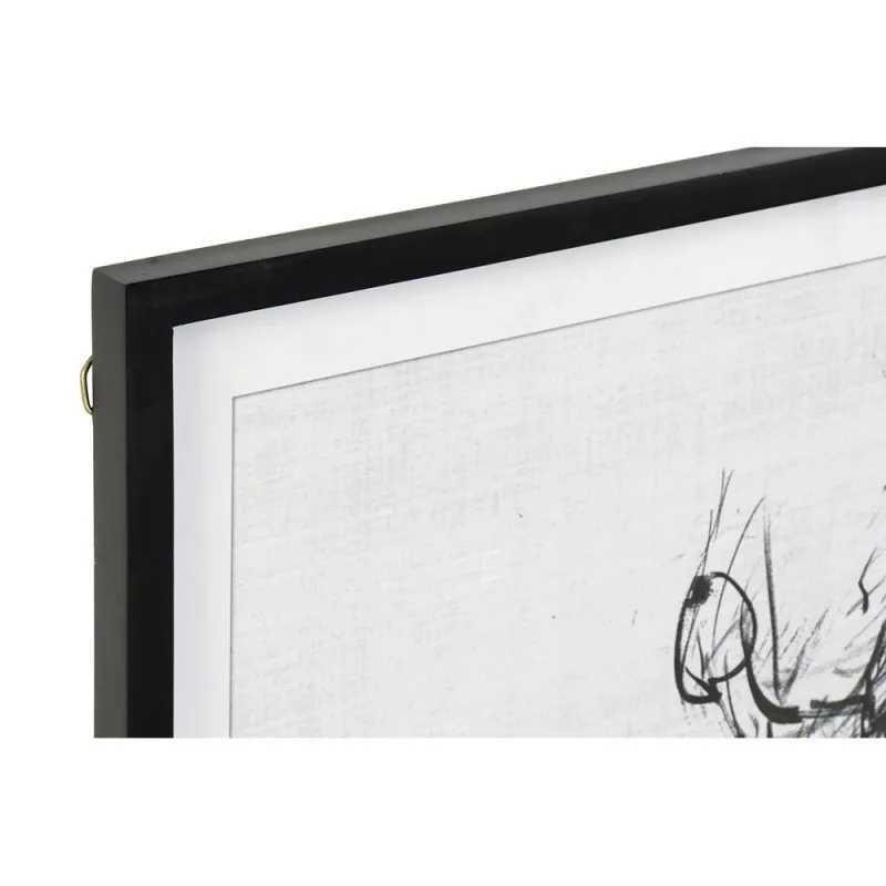 Cadre DKD Home Decor Femme (70 x 2.5 x 90 cm) (2 pcs)