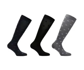 Cavalleria Toscana - Accessoires - Coffret de 3 Paires Unisexe Mini Logo CZN034 Gris/Noir/Bleu