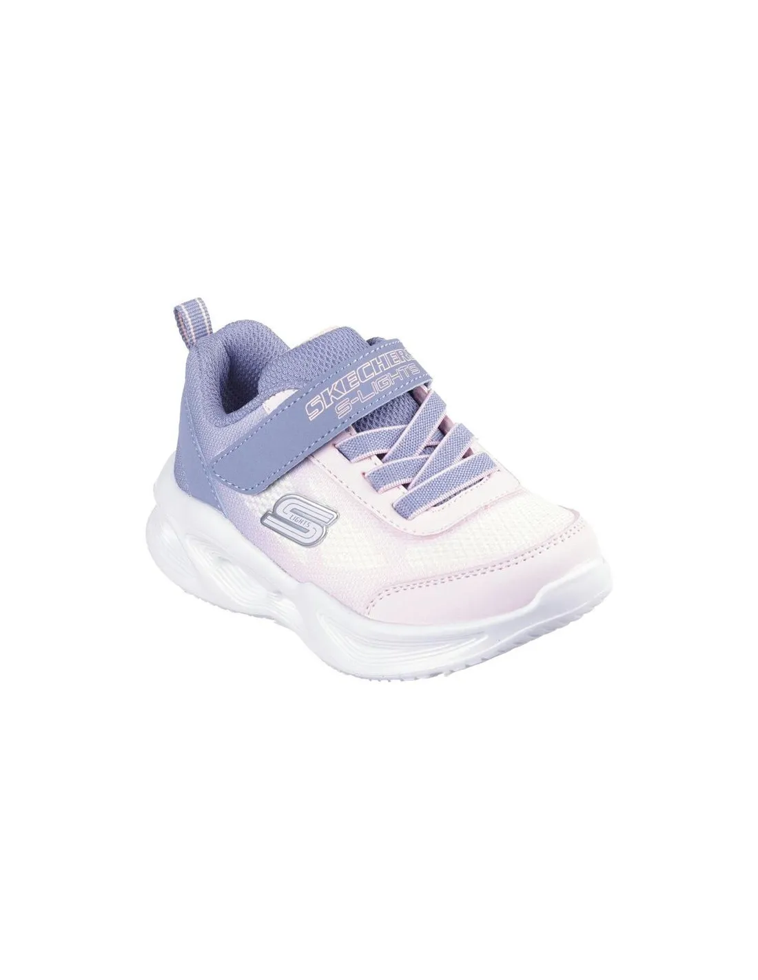 Chaussures Skechers Skechers Sola Glow Gris/Rose Fille