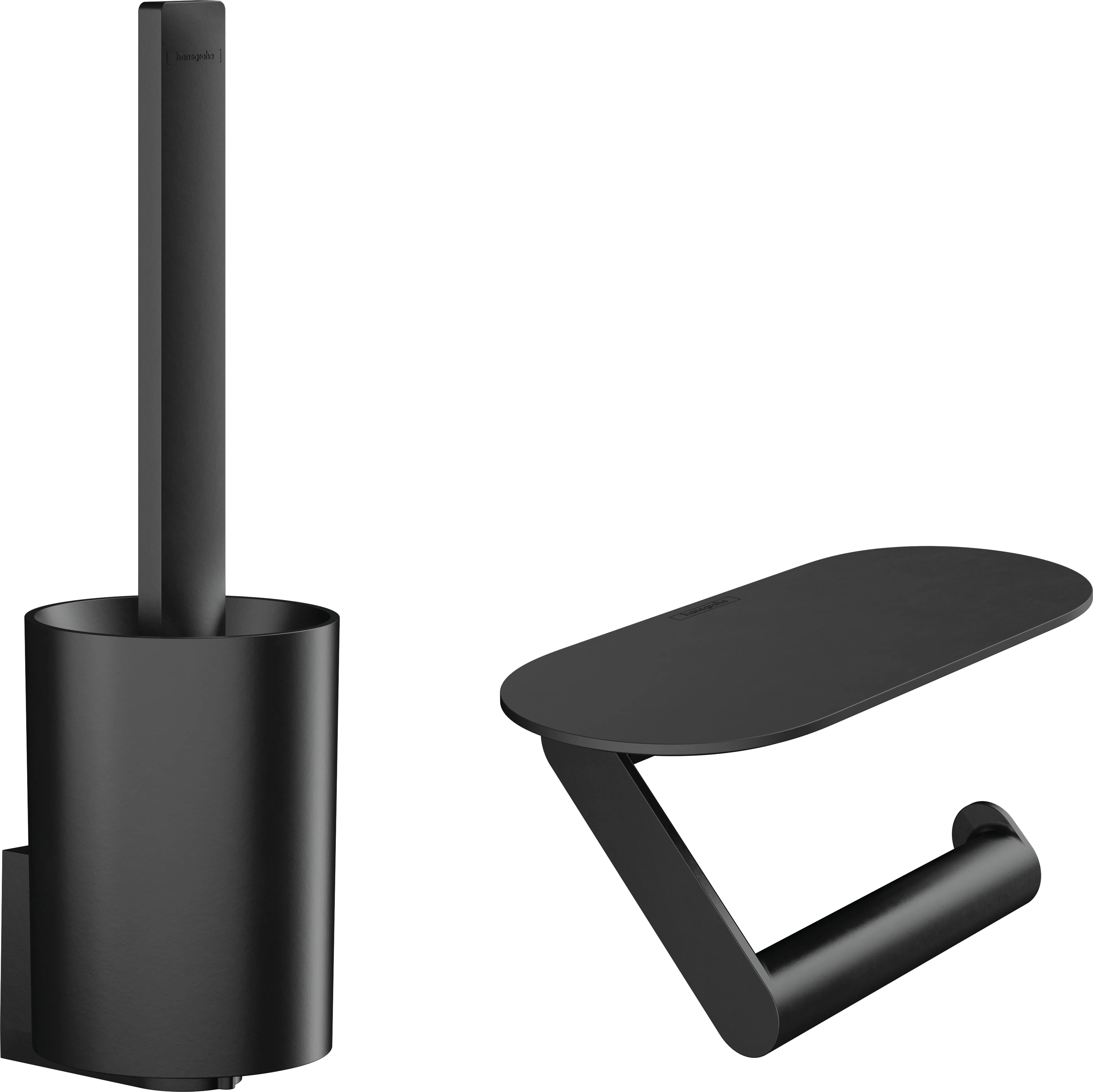 Hansgrohe WallStoris Set d&#039;accessoires de toilette noir mat