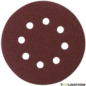 Makita Accessoires P-43670 Disque de ponçage 125mm K180 Velcro rouge 50 pièces