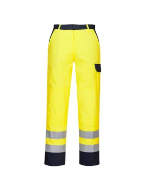 Pantalon Hi-Vis Bizflame Pro couleur : Jaune taille XXL - PORTWEST - - FR92YERXXLPORTWEST