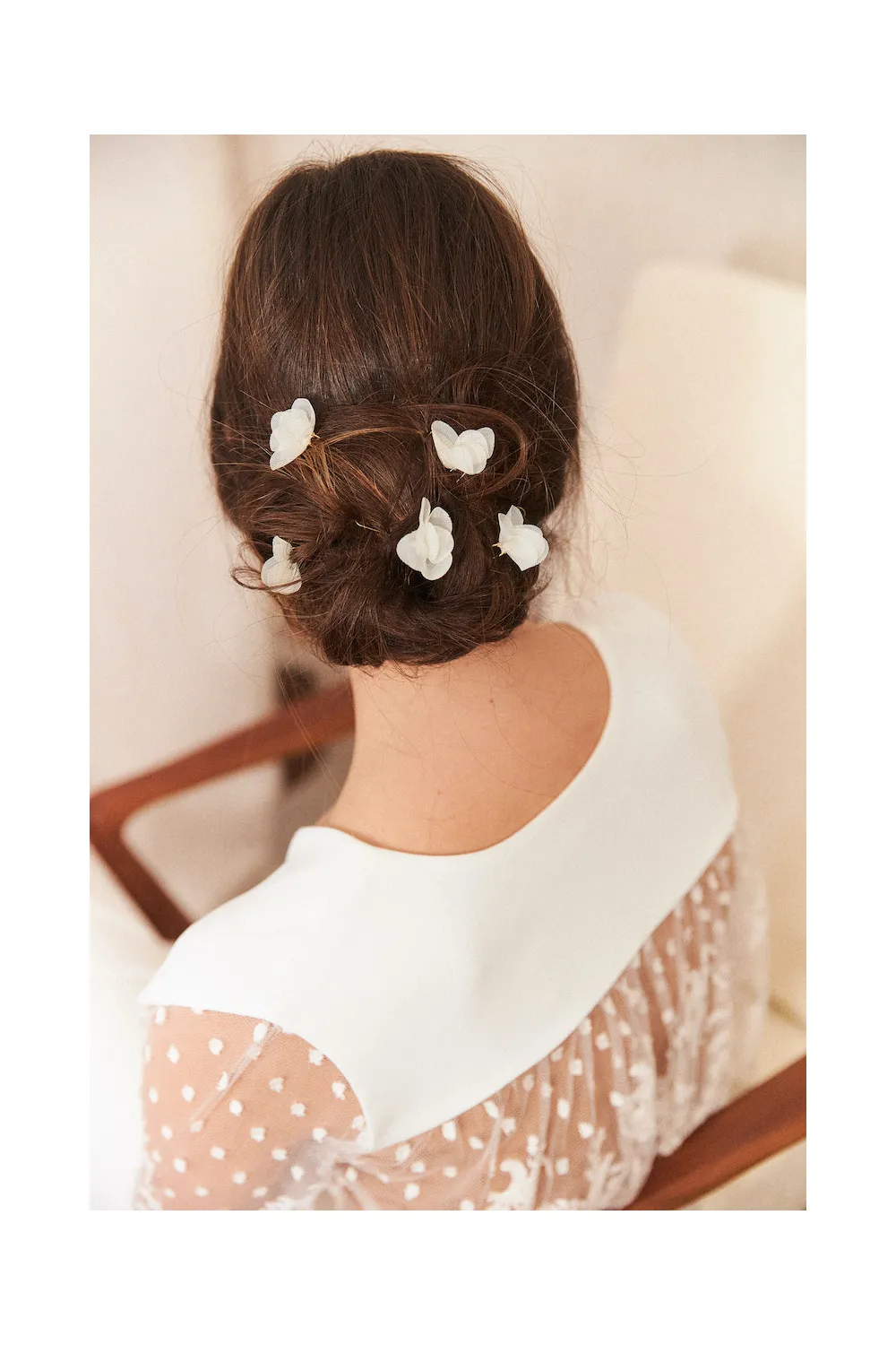 PICS A CHEVEUX GRACE IVOIRE - COLLECTION BLANCHE
