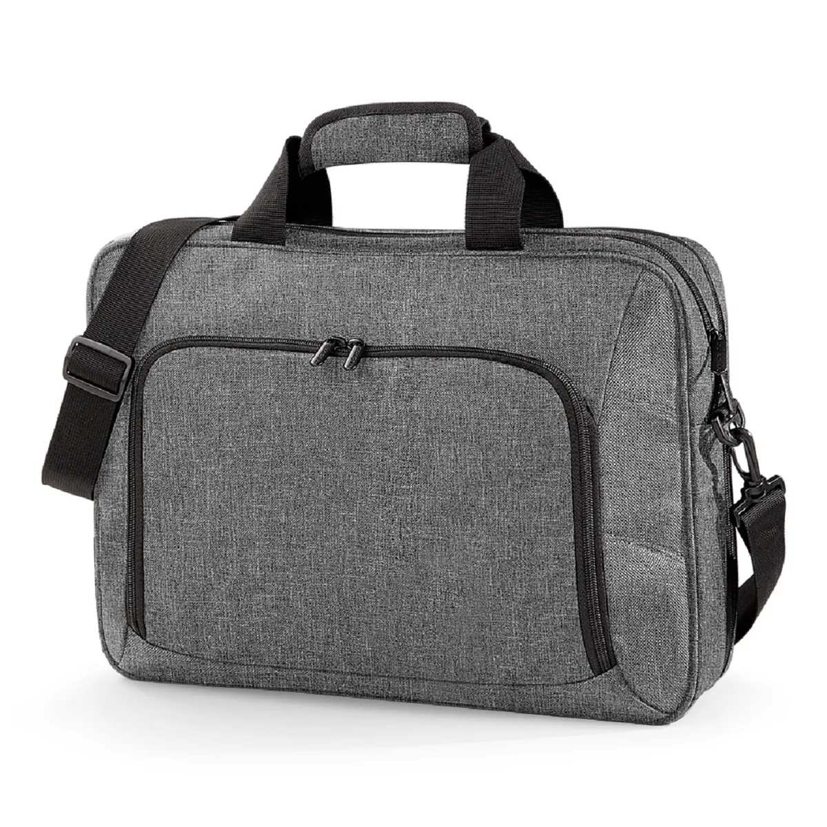 Sacoche à bandoulière bureau et ordinateur portable - QD268 - gris 