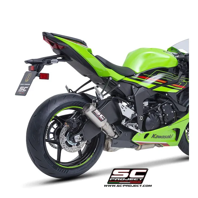 Silencieux SC Project CR-T Titane Kawasaki Ninja ZX-6R (2024) | Moto Shop 35