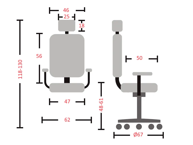 Siège de bureau ergonomique Talos - Haystak